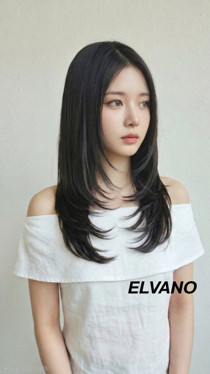 긴머리 레이어드컷